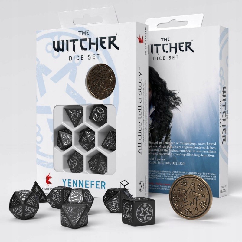 Q-WORKSHOP Kości RPG WIEDŹMIN The Witcher Yennefer