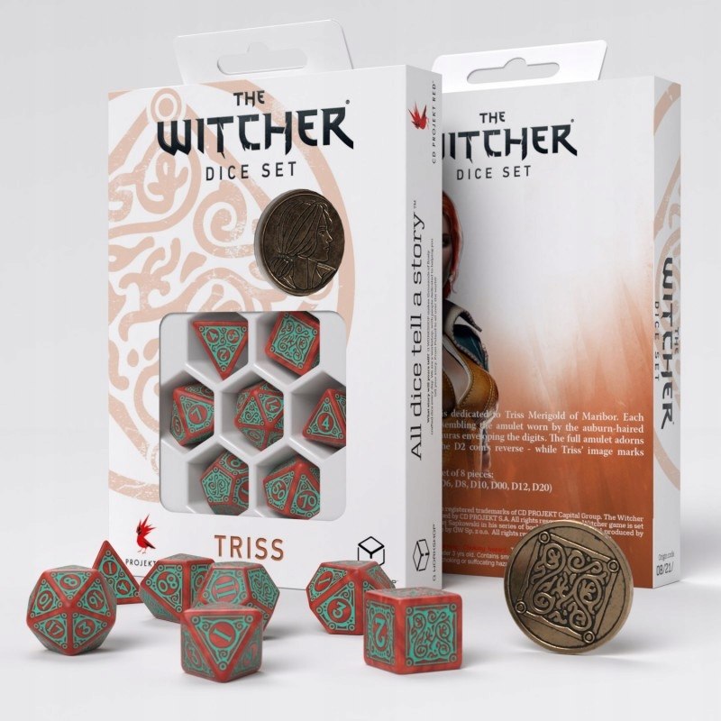 Q-WORKSHOP Kości RPG WIEDŹMIN The Witcher Tris